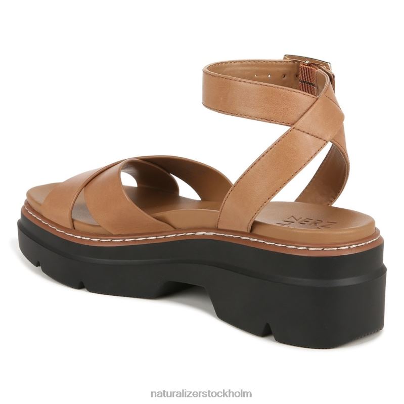 darry sandal toffee brunt läder 444DB34 sandaler | Naturalizer kvinnor