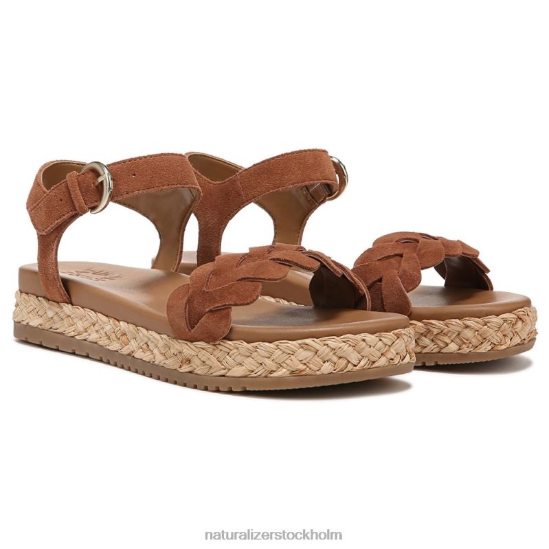 neila sandal engelskt tebrunt läder 444DB207 sandaler | Naturalizer kvinnor