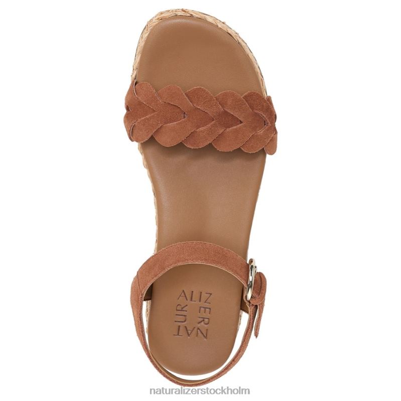 neila sandal engelskt tebrunt läder 444DB207 sandaler | Naturalizer kvinnor