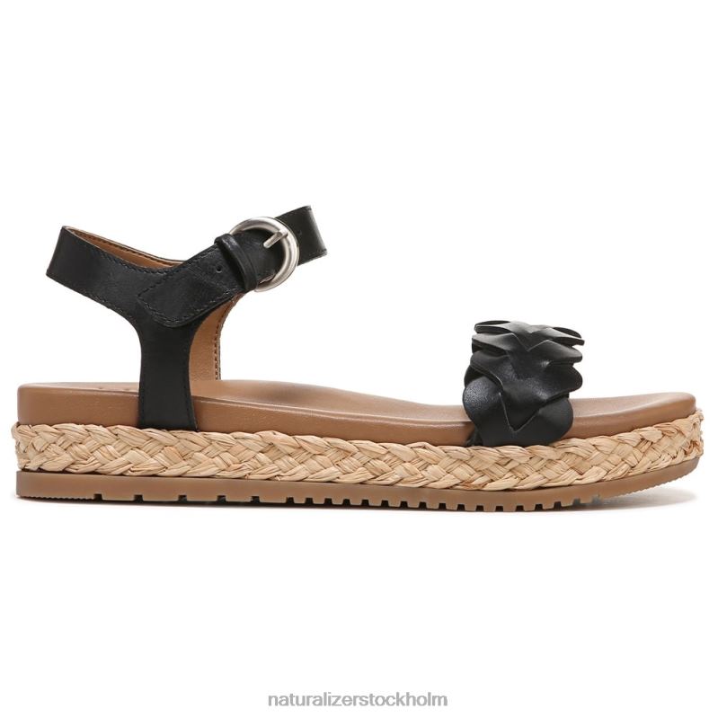 neila sandal svart läder 444DB206 sandaler | Naturalizer kvinnor