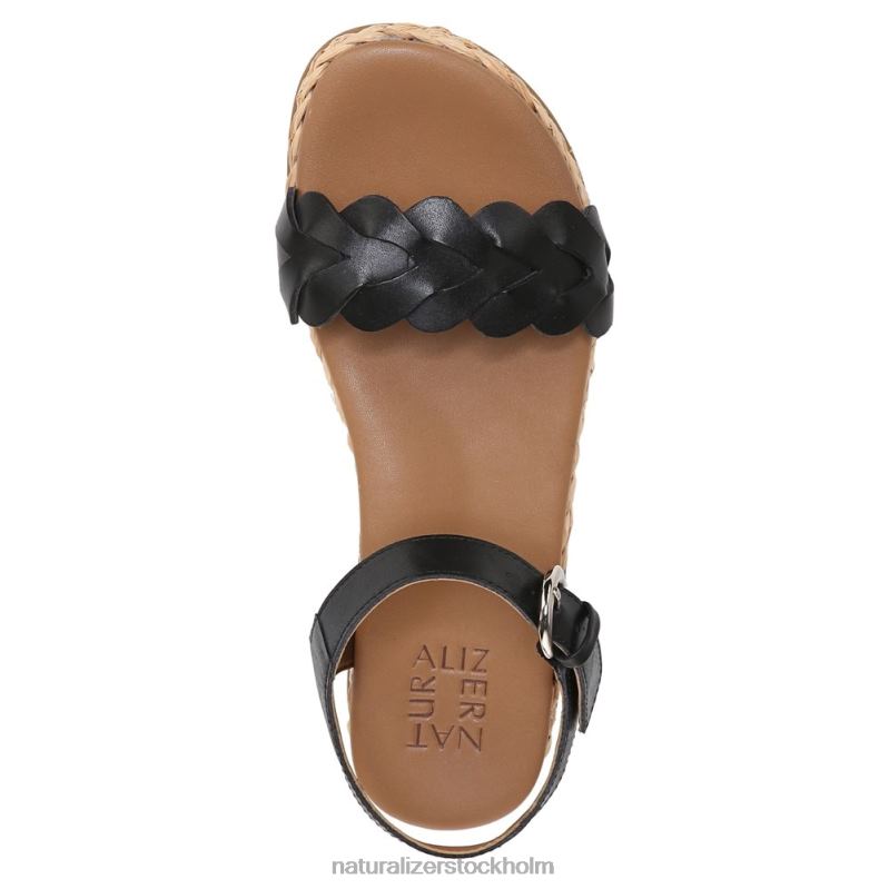 neila sandal svart läder 444DB206 sandaler | Naturalizer kvinnor