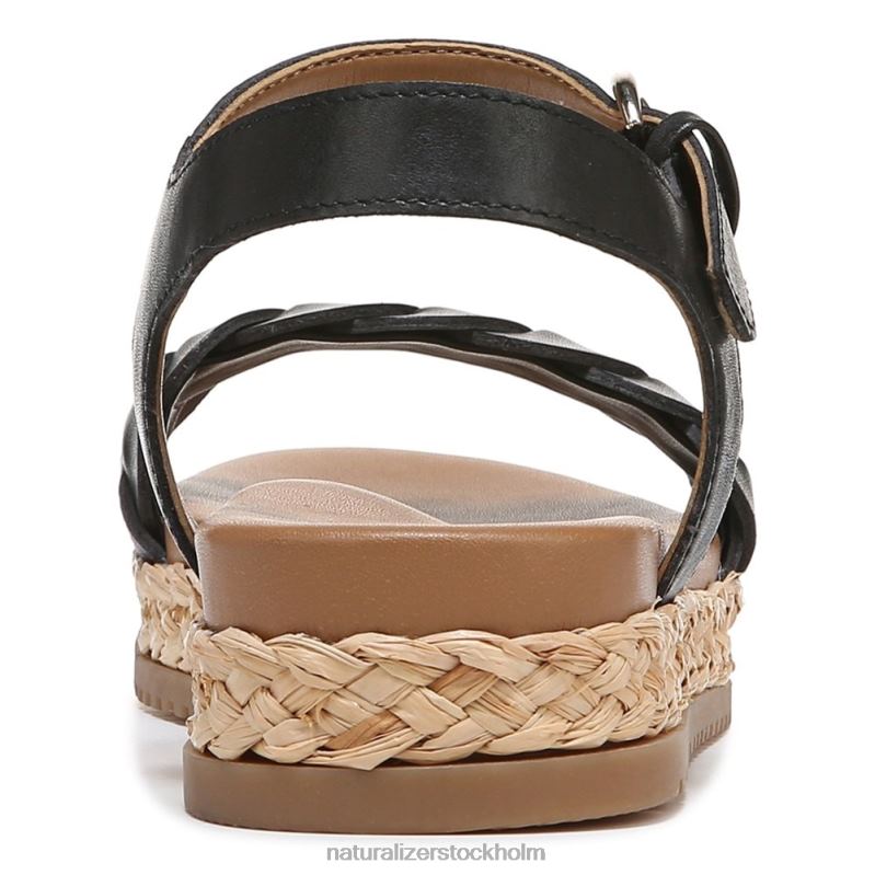 neila sandal svart läder 444DB206 sandaler | Naturalizer kvinnor