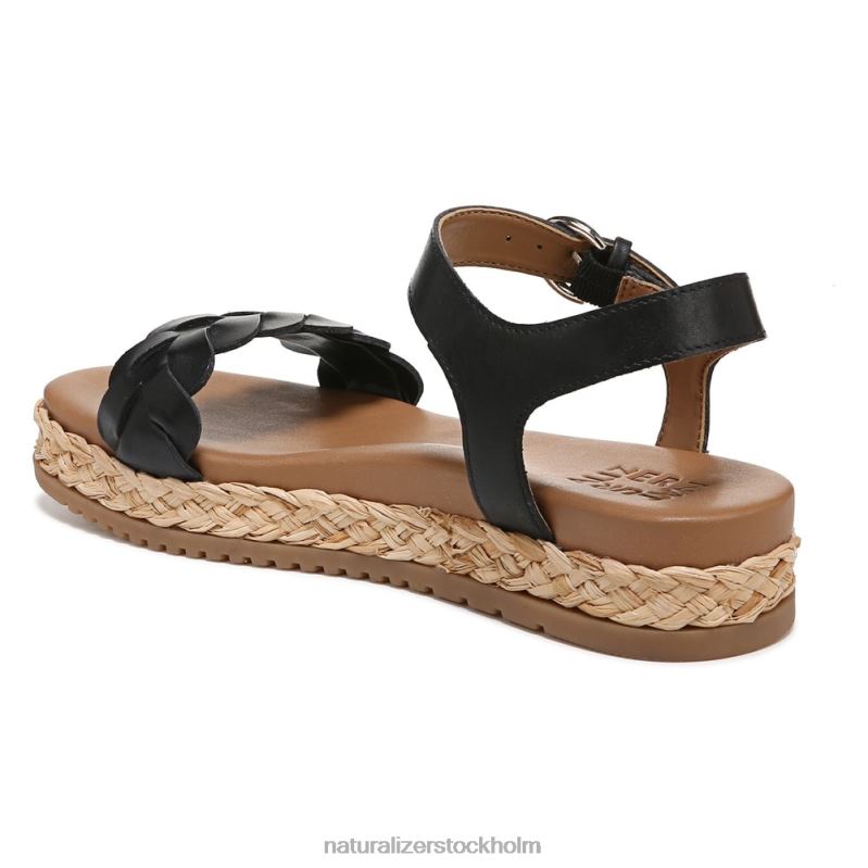 neila sandal svart läder 444DB206 sandaler | Naturalizer kvinnor