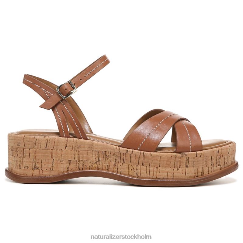 rikki sandal engelskt tebrunt läder 444DB616 sandaler | Naturalizer kvinnor