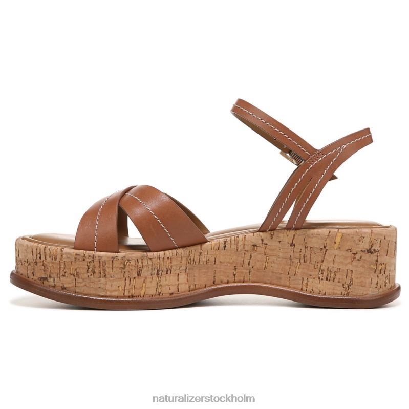 rikki sandal engelskt tebrunt läder 444DB616 sandaler | Naturalizer kvinnor