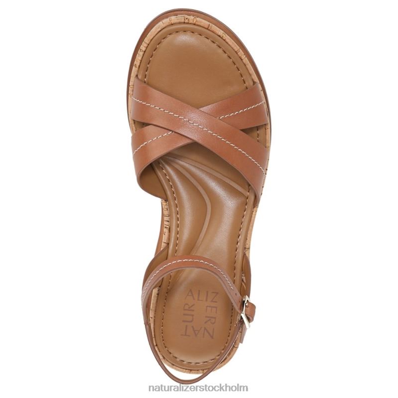 rikki sandal engelskt tebrunt läder 444DB616 sandaler | Naturalizer kvinnor