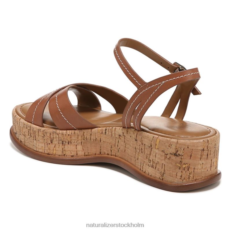 rikki sandal engelskt tebrunt läder 444DB616 sandaler | Naturalizer kvinnor