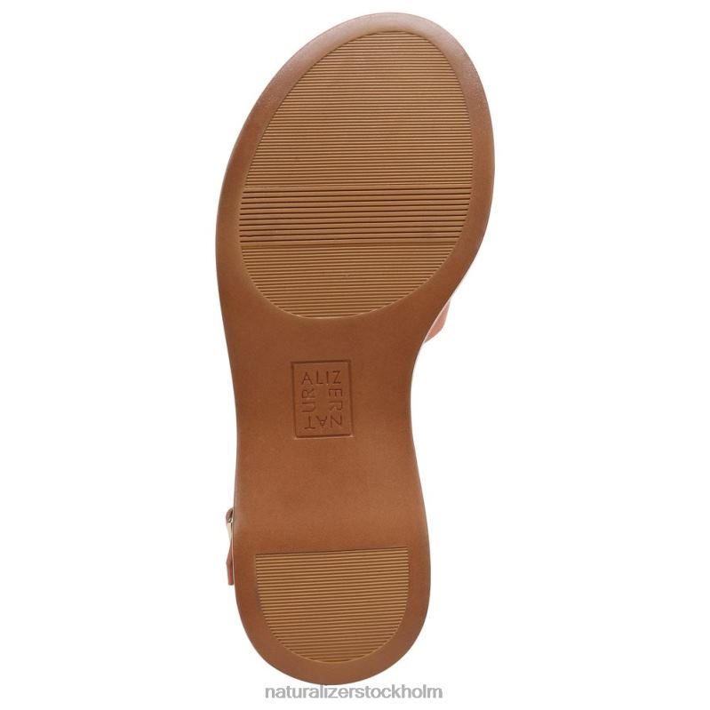rikki sandal korall persika rosa läder 444DB614 sandaler | Naturalizer kvinnor