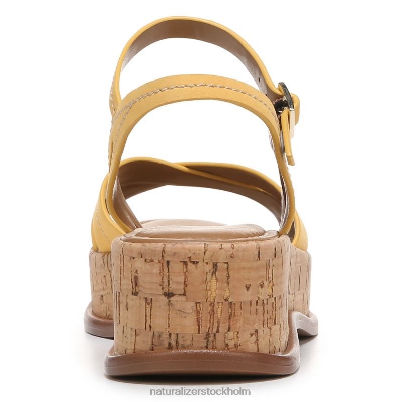 rikki sandal påsklilja gult läder 444DB615 sandaler | Naturalizer kvinnor