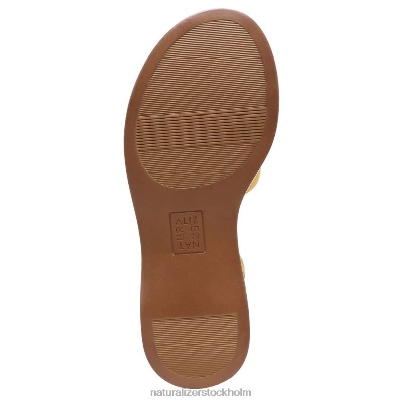 rikki sandal påsklilja gult läder 444DB615 sandaler | Naturalizer kvinnor