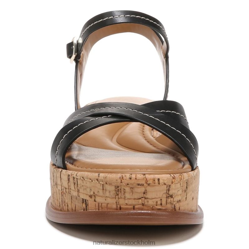 rikki sandal svart läder 444DB613 sandaler | Naturalizer kvinnor