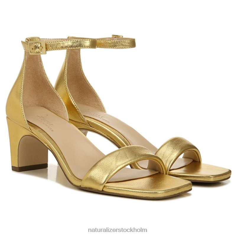 27 edit iris klänning sandal guld läder 444DB115 sandaler | Naturalizer kvinnor