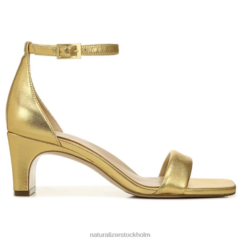 27 edit iris klänning sandal guld läder 444DB115 sandaler | Naturalizer kvinnor
