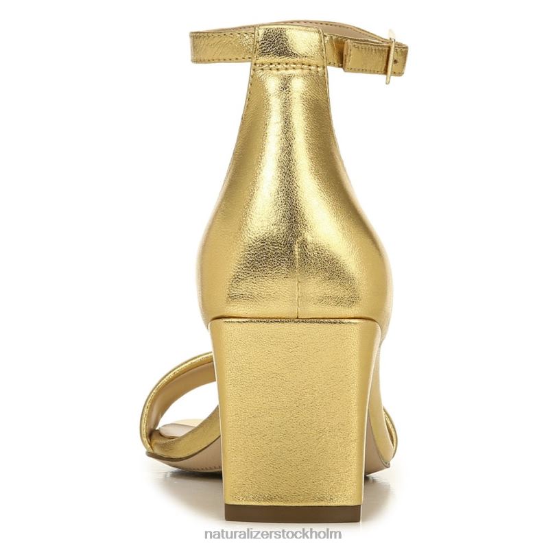 27 edit iris klänning sandal guld läder 444DB115 sandaler | Naturalizer kvinnor