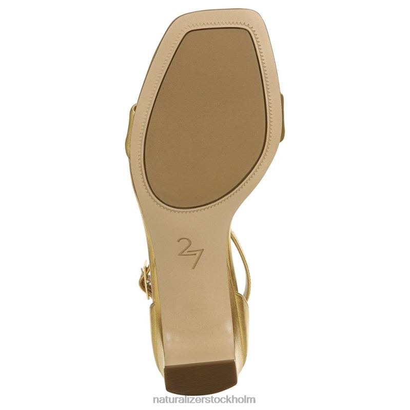 27 edit iris klänning sandal guld läder 444DB115 sandaler | Naturalizer kvinnor