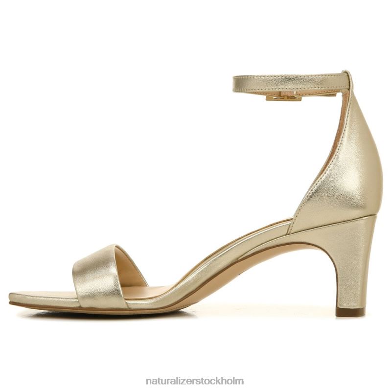 27 edit iris klänning sandal ljust guld läder 444DB119 sandaler | Naturalizer kvinnor