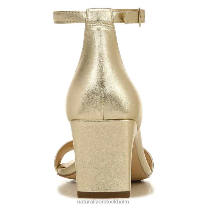 27 edit iris klänning sandal ljust guld läder 444DB119 sandaler | Naturalizer kvinnor
