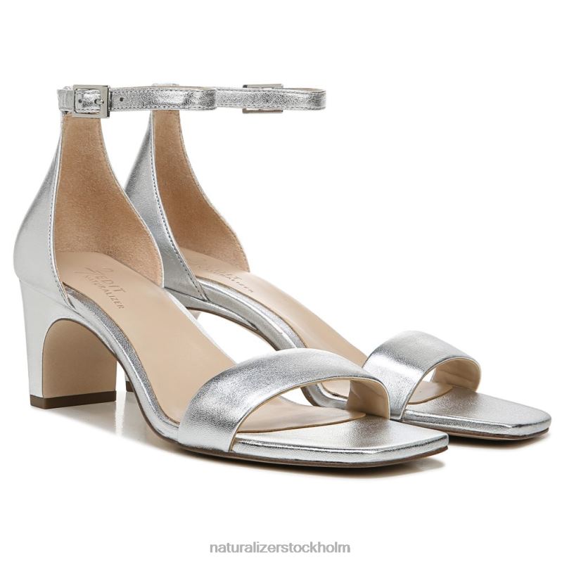27 edit iris klänning sandal silver läder 444DB116 sandaler | Naturalizer kvinnor