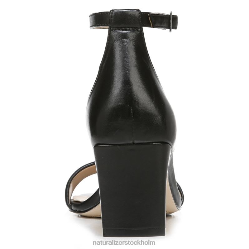 27 edit iris klänning sandal svart läder 444DB111 sandaler | Naturalizer kvinnor