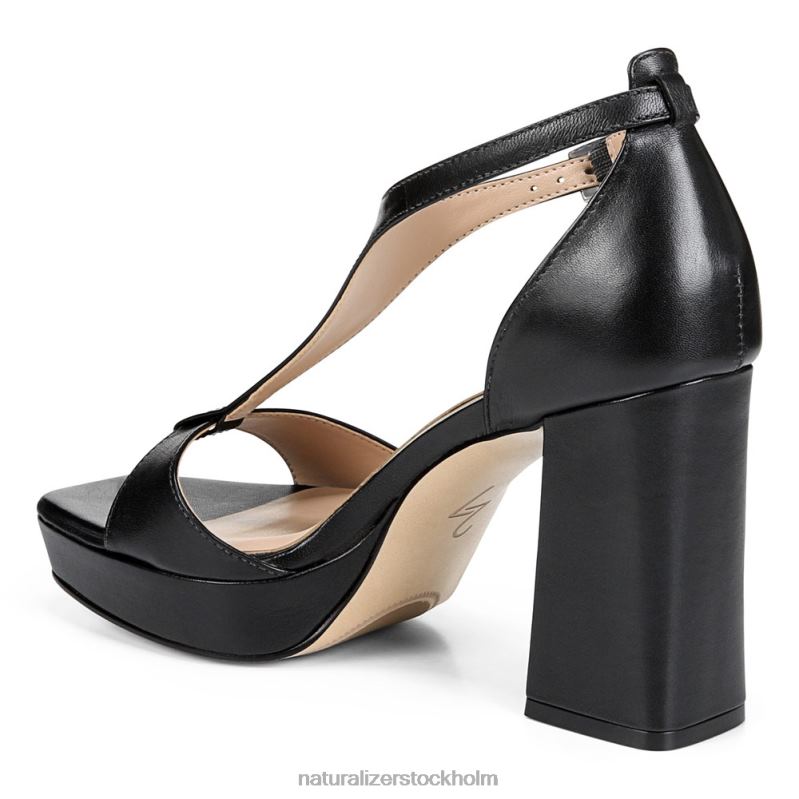 27 edit jae klänning sandal svart läder 444DB676 sandaler | Naturalizer kvinnor