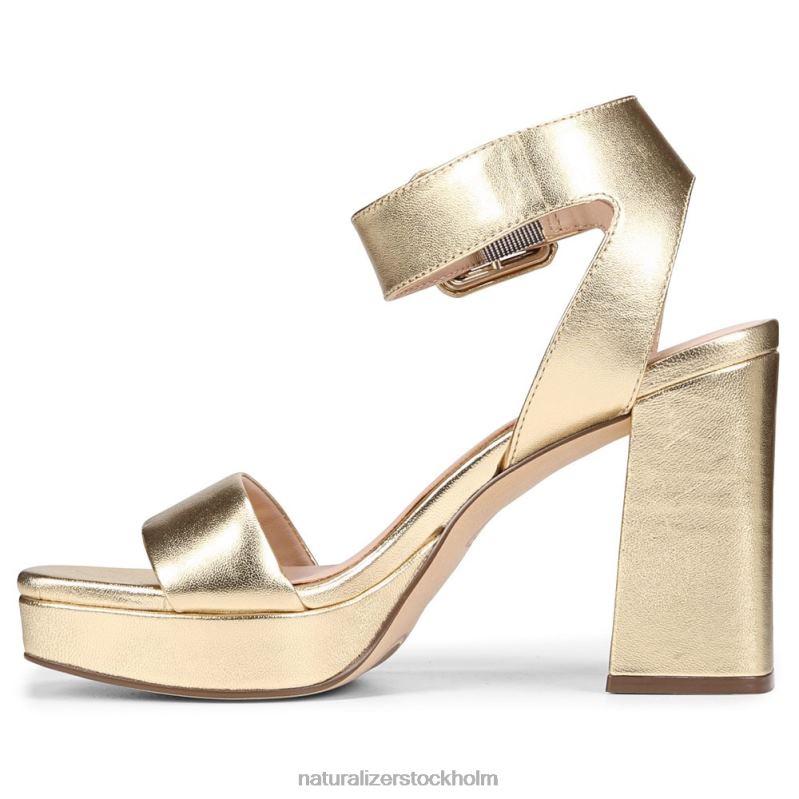 27 edit jaselle klänning sandal guld läder 444DB216 sandaler | Naturalizer kvinnor