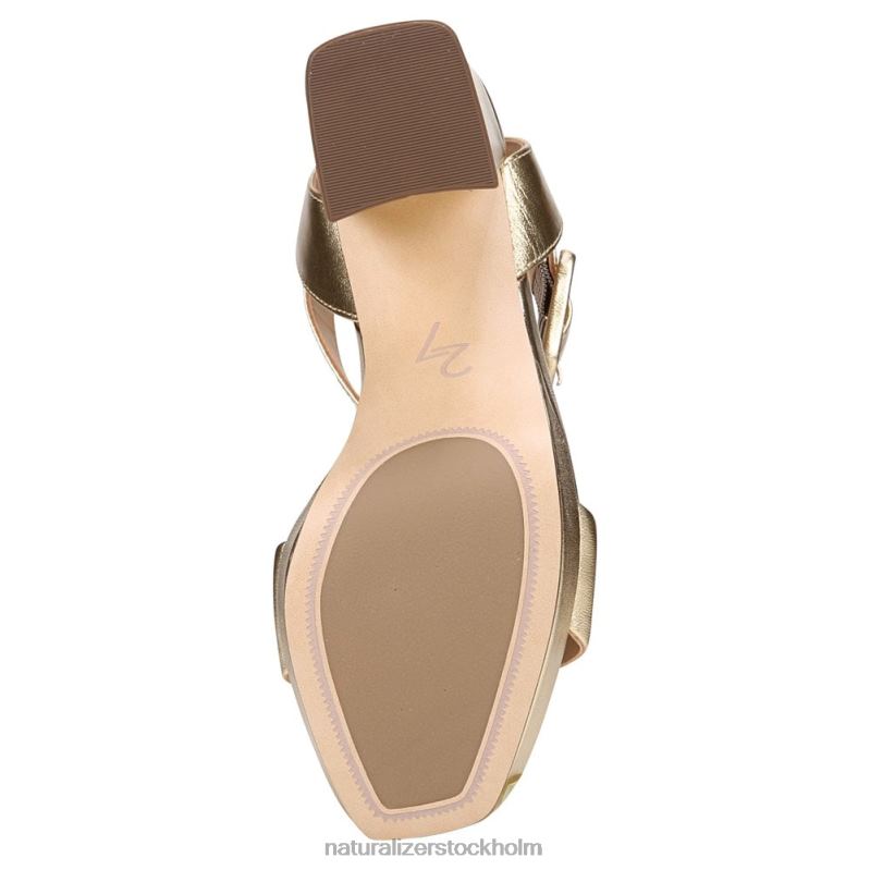 27 edit jaselle klänning sandal guld läder 444DB216 sandaler | Naturalizer kvinnor