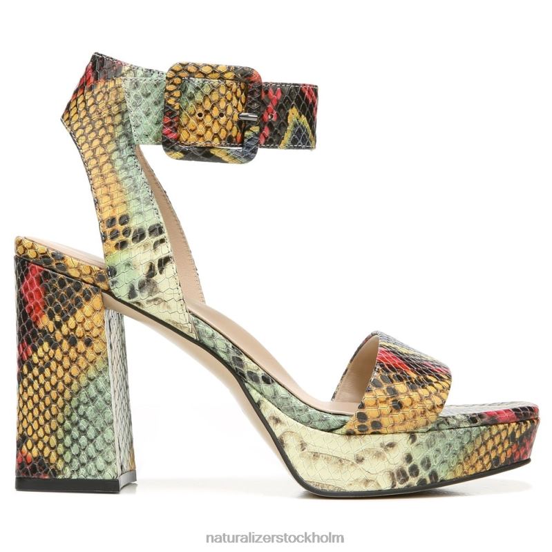 27 edit jaselle klänning sandal multi orm läder 444DB212 sandaler | Naturalizer kvinnor