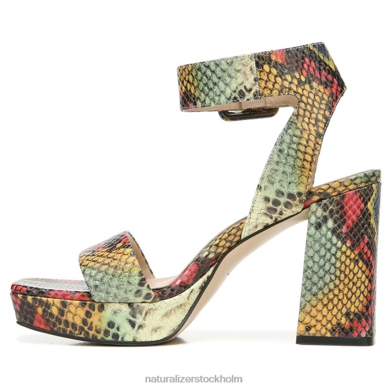 27 edit jaselle klänning sandal multi orm läder 444DB212 sandaler | Naturalizer kvinnor