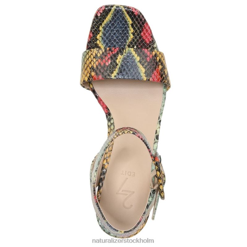 27 edit jaselle klänning sandal multi orm läder 444DB212 sandaler | Naturalizer kvinnor