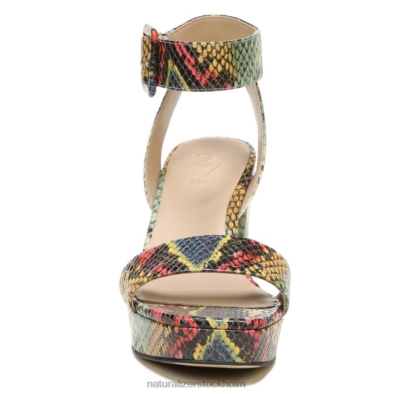 27 edit jaselle klänning sandal multi orm läder 444DB212 sandaler | Naturalizer kvinnor