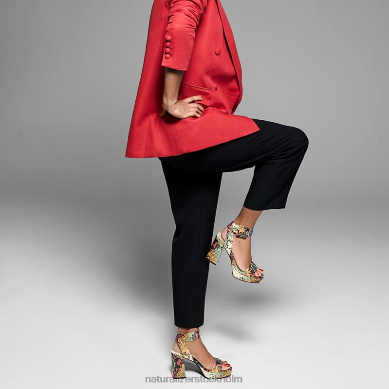 27 edit jaselle klänning sandal multi orm läder 444DB212 sandaler | Naturalizer kvinnor