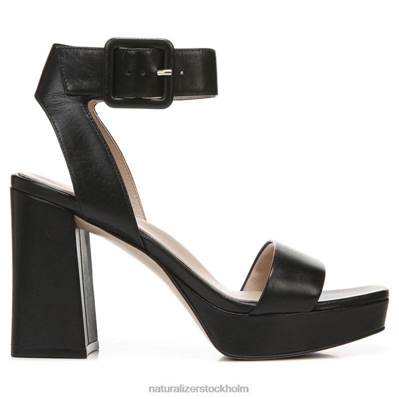 27 edit jaselle klänning sandal svart läder 444DB213 sandaler | Naturalizer kvinnor