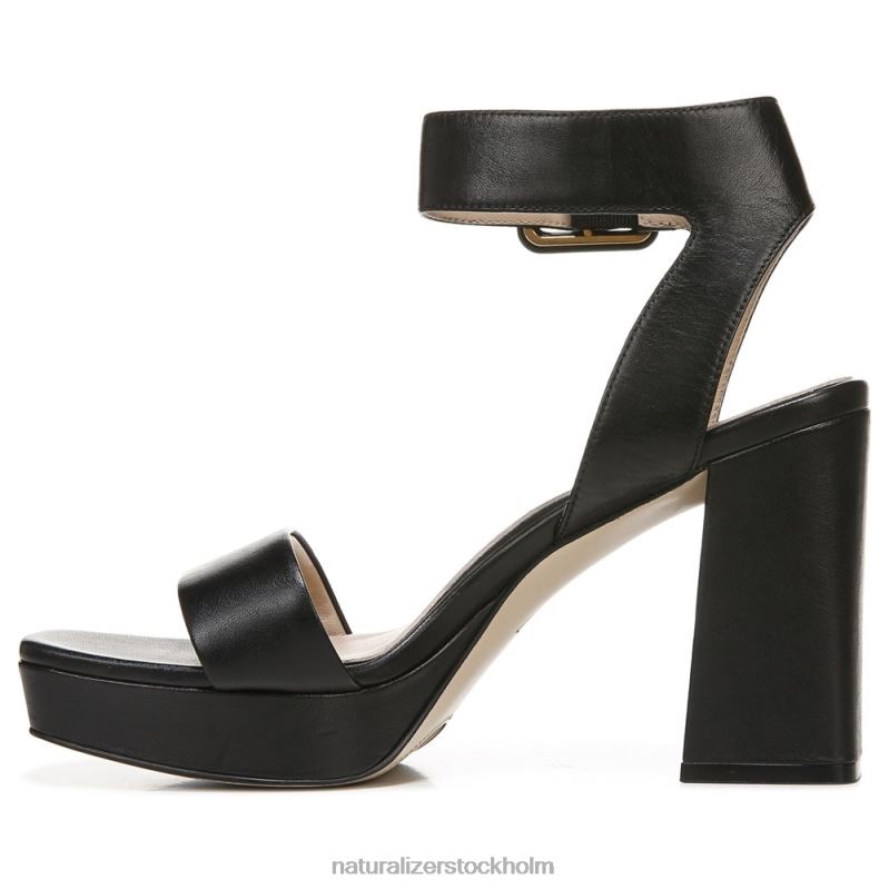 27 edit jaselle klänning sandal svart läder 444DB213 sandaler | Naturalizer kvinnor
