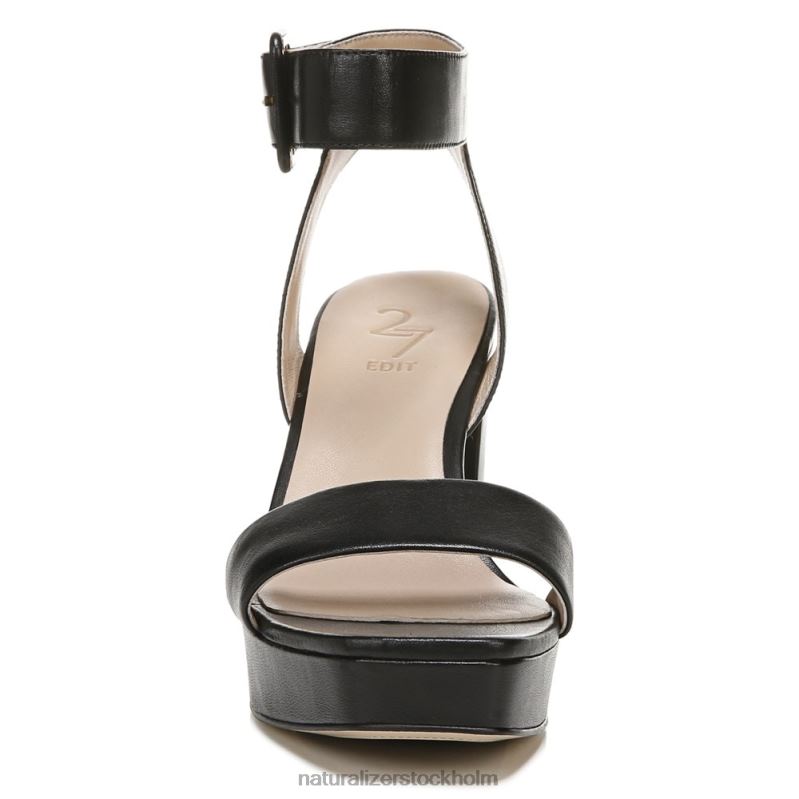 27 edit jaselle klänning sandal svart läder 444DB213 sandaler | Naturalizer kvinnor