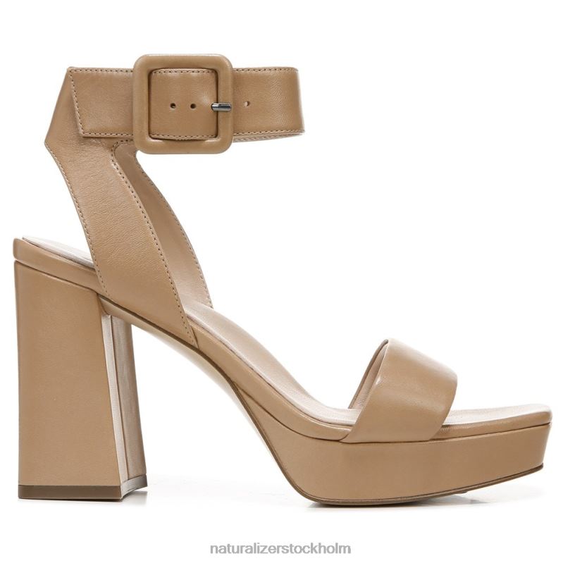 27 edit jaselle klänning sandal taupe läder 444DB214 sandaler | Naturalizer kvinnor