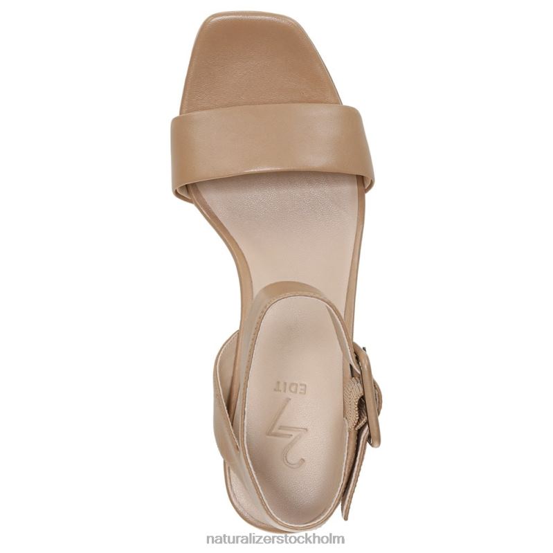 27 edit jaselle klänning sandal taupe läder 444DB214 sandaler | Naturalizer kvinnor