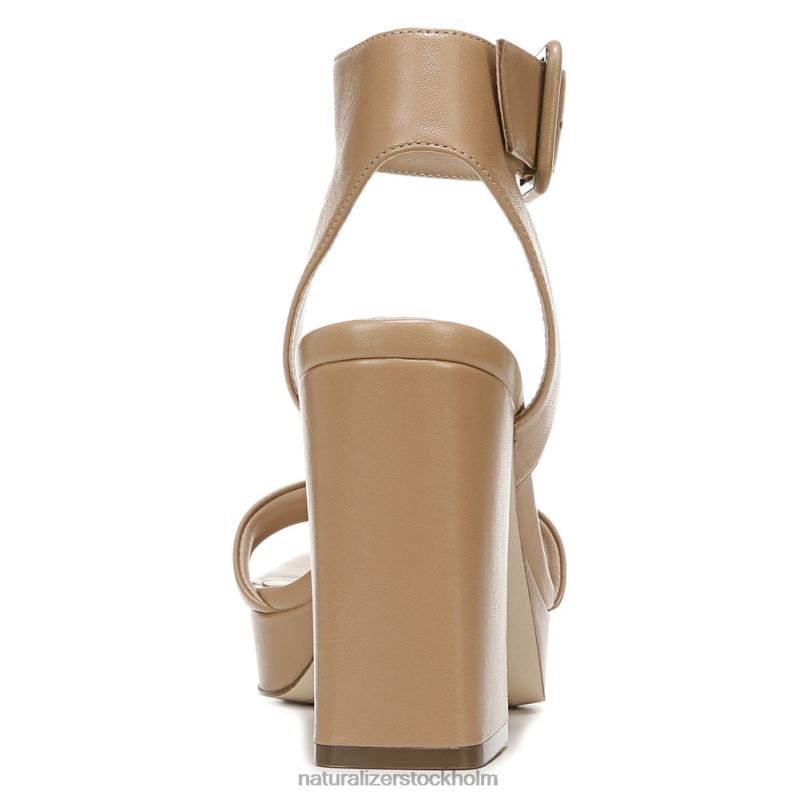 27 edit jaselle klänning sandal taupe läder 444DB214 sandaler | Naturalizer kvinnor