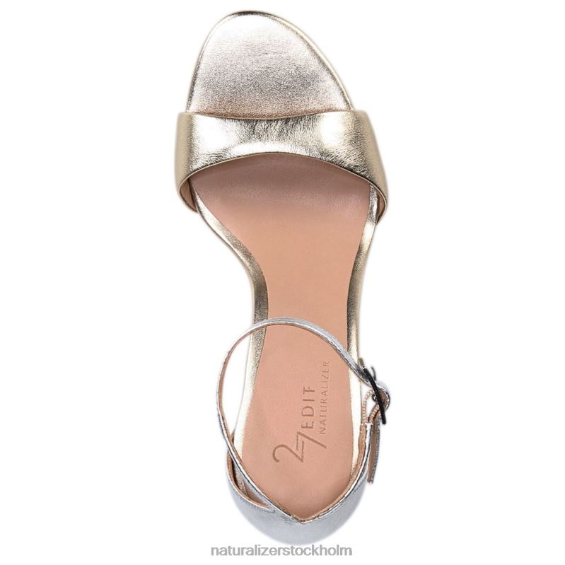 27 redigera violett klänning sandal champagne läder 444DB140 sandaler | Naturalizer kvinnor