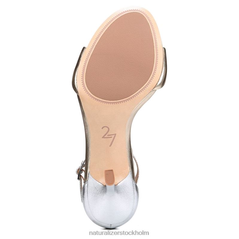 27 redigera violett klänning sandal champagne läder 444DB140 sandaler | Naturalizer kvinnor