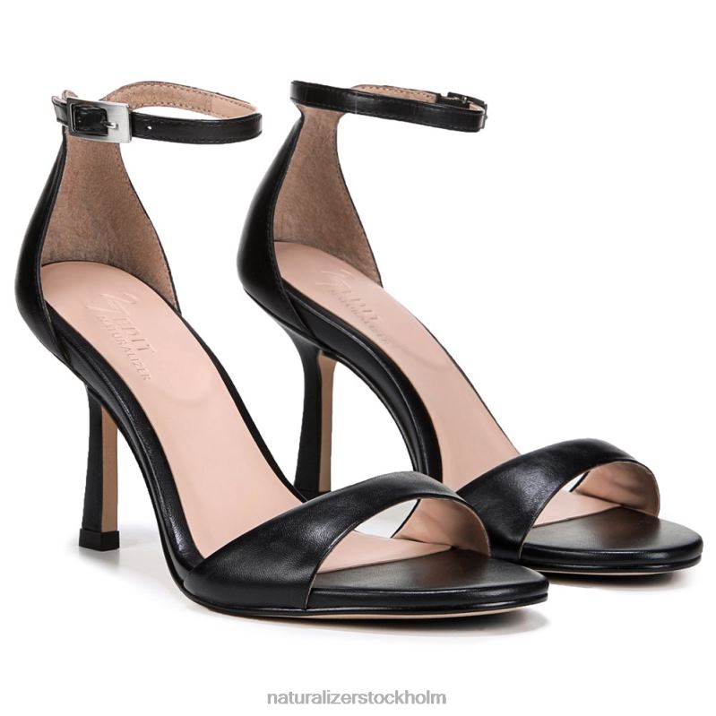 27 redigera violett klänning sandal svart läder 444DB139 sandaler | Naturalizer kvinnor