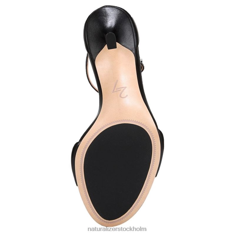 27 redigera violett klänning sandal svart läder 444DB139 sandaler | Naturalizer kvinnor