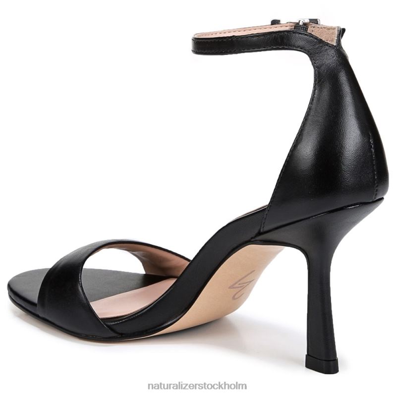 27 redigera violett klänning sandal svart läder 444DB139 sandaler | Naturalizer kvinnor