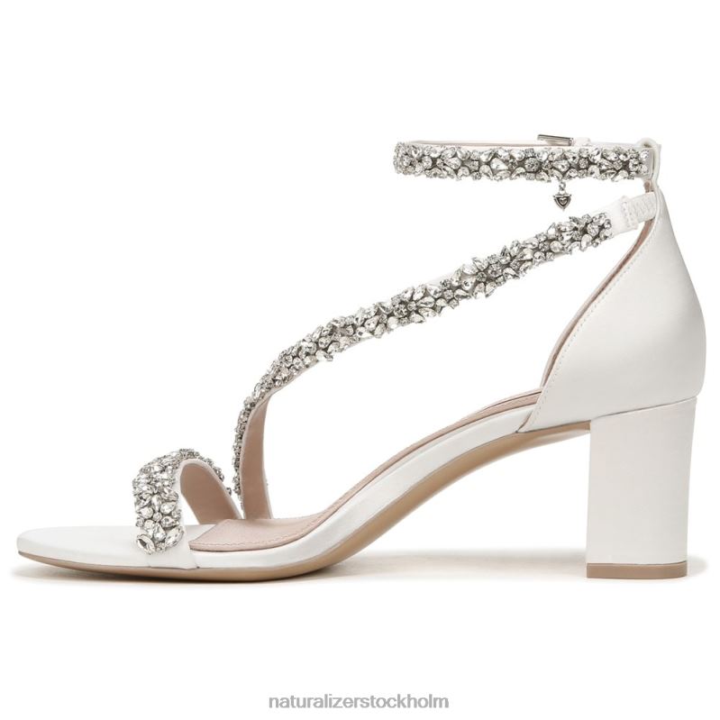 ahava klänning sandal sidenvitt tyg 444DB306 sandaler | Naturalizer kvinnor