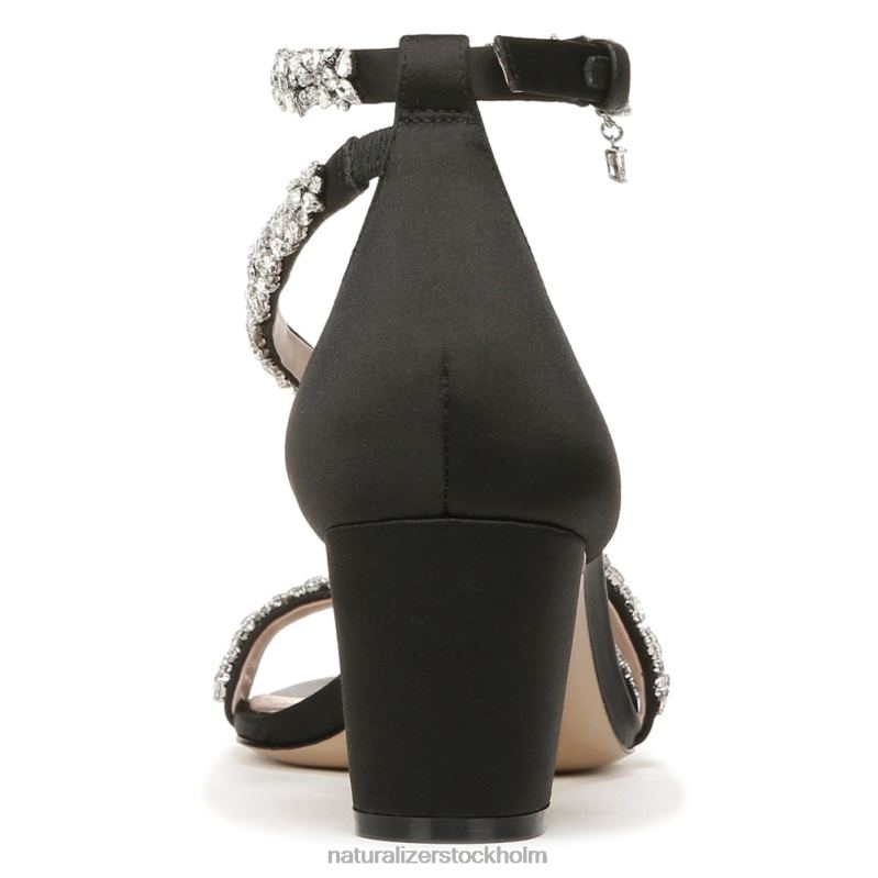 ahava klänning sandal svart tyg 444DB304 sandaler | Naturalizer kvinnor