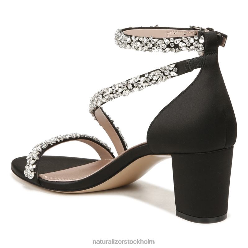 ahava klänning sandal svart tyg 444DB304 sandaler | Naturalizer kvinnor