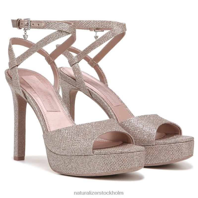 ai dress sandal tyg i rosa guld 444DB297 sandaler | Naturalizer kvinnor