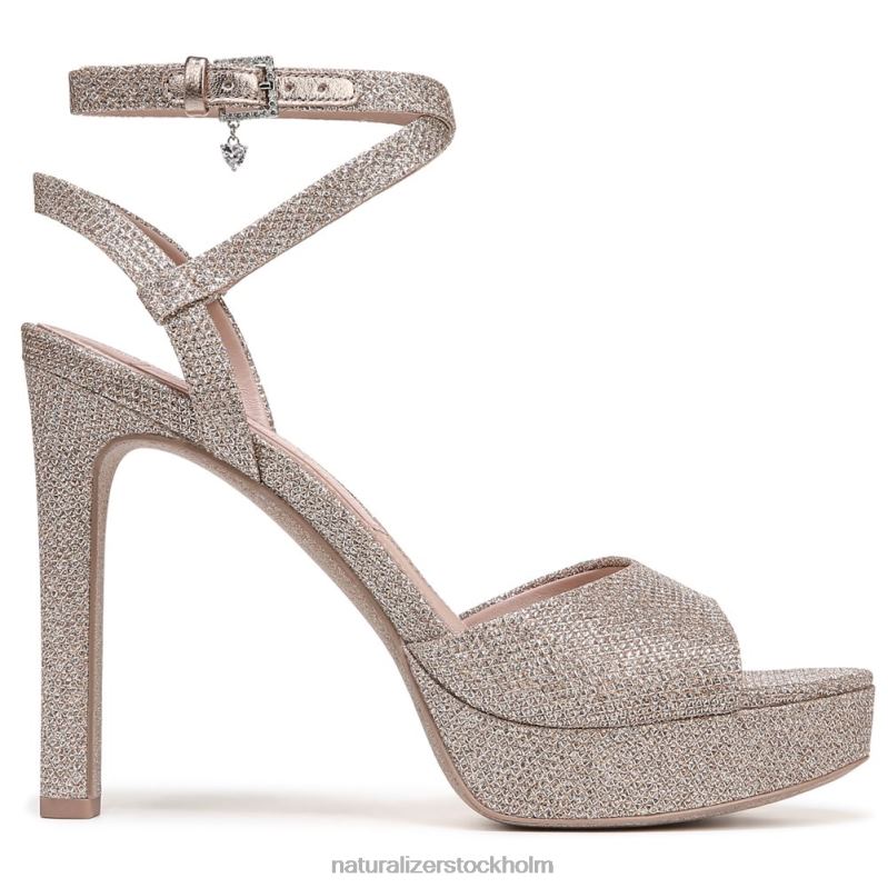 ai dress sandal tyg i rosa guld 444DB297 sandaler | Naturalizer kvinnor