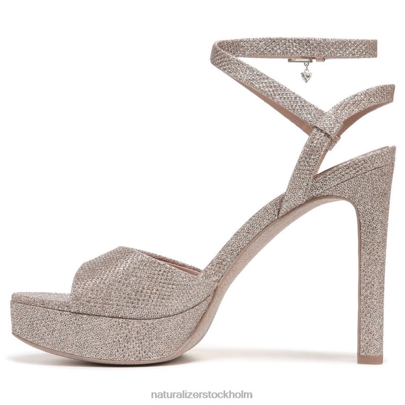 ai dress sandal tyg i rosa guld 444DB297 sandaler | Naturalizer kvinnor