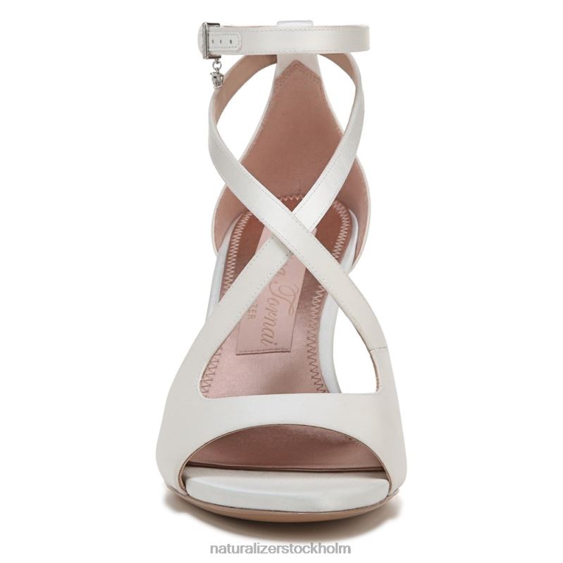 amor 2 klänning sandal sidenvitt tyg 444DB322 sandaler | Naturalizer kvinnor