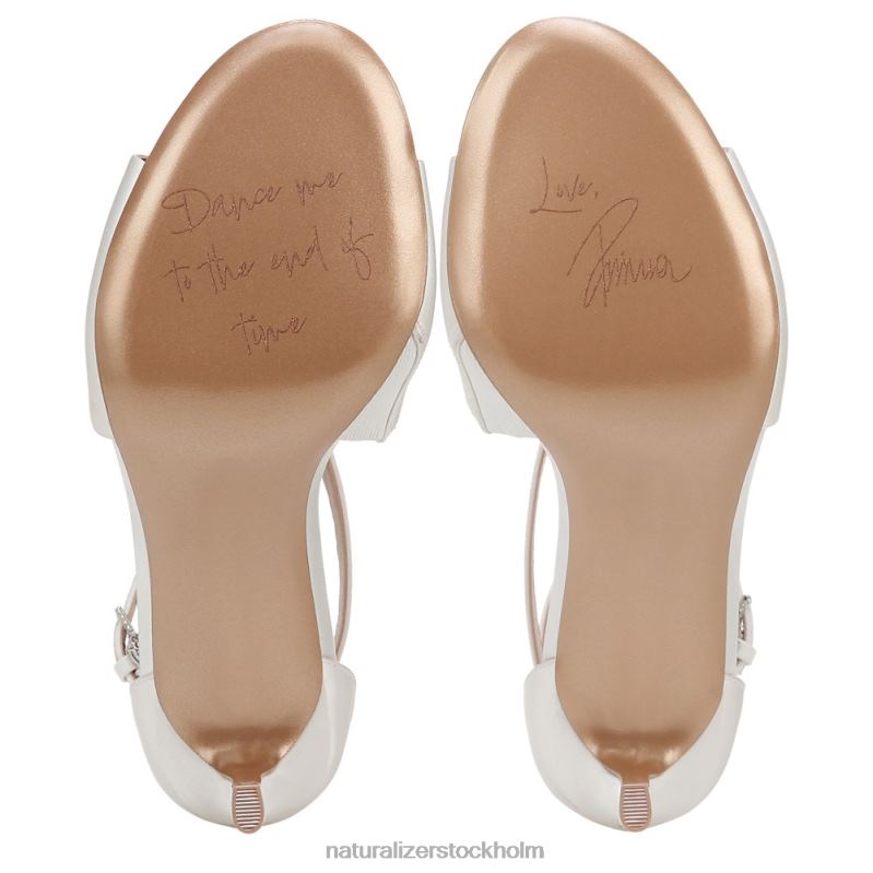 amor 2 klänning sandal sidenvitt tyg 444DB322 sandaler | Naturalizer kvinnor